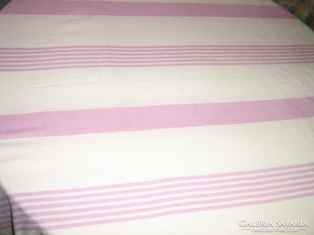 Beautiful Indian special woven huge soft cyclamen purple striped bedspread