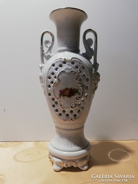 Beautiful openwork amphora, vase