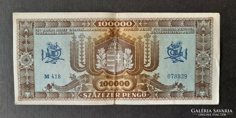 Egyszázezer pengő 1945