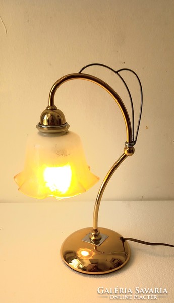 Kolarz vintage réz asztali lámpa ALKUDHATÓ