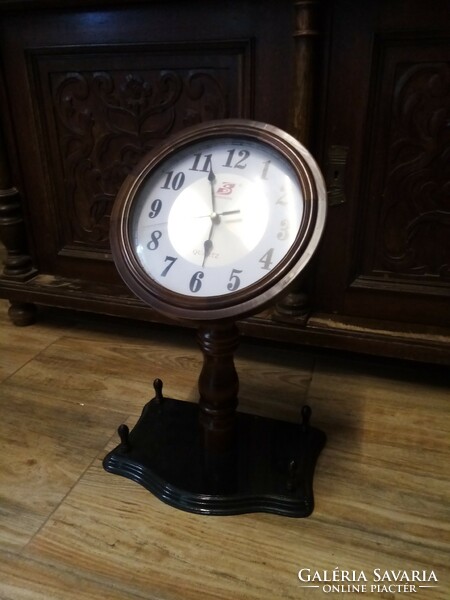 A special tilted table clock. 54 X 34 cm.