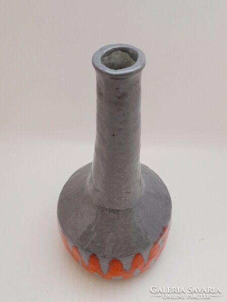 Retró kerámia váza, 25 cm