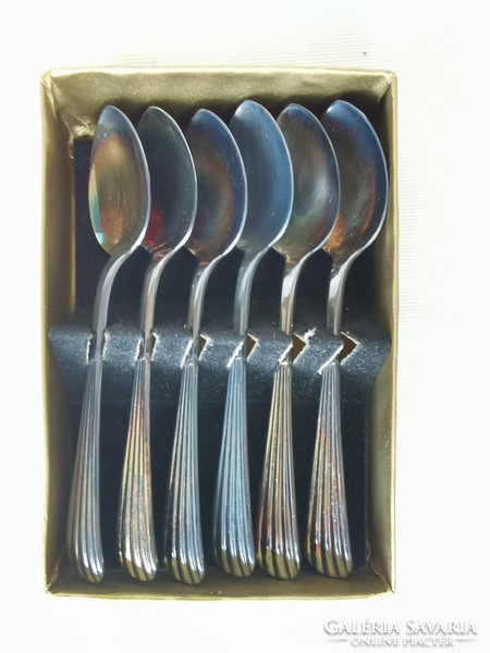 Old silver-plated Grasoli Solingen coffee spoons in very nice condition