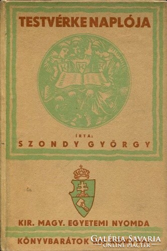 Szondy György Testvérke ​naplója