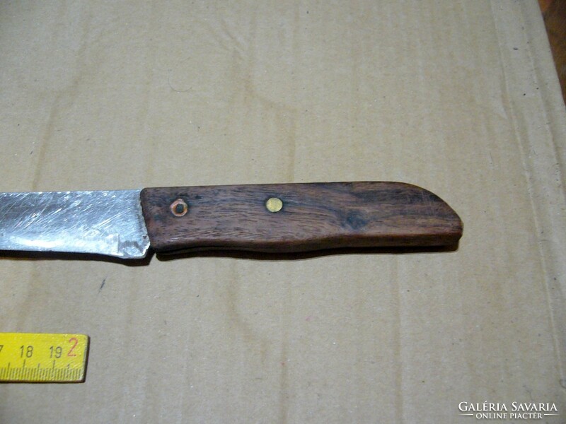 Fanyelű kés konyhakés, bármi ,antik darab jó nagy