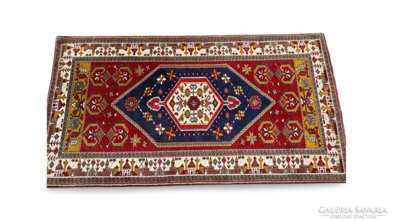 Különleges Török nomád szőnyeg 220x115cm