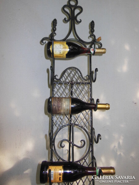 Stand - 142 x 46 cm - 8 !! - Bottled - wrought iron - exclusive - Austrian - flawless