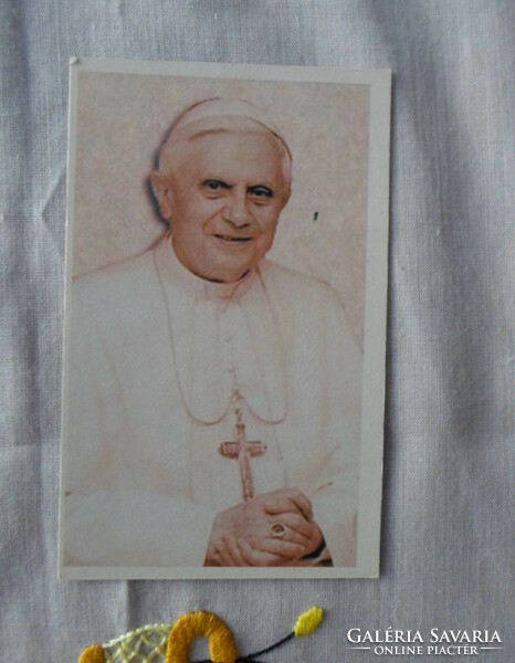 Régi vallási kép 2.: XVI. Benedek pápa