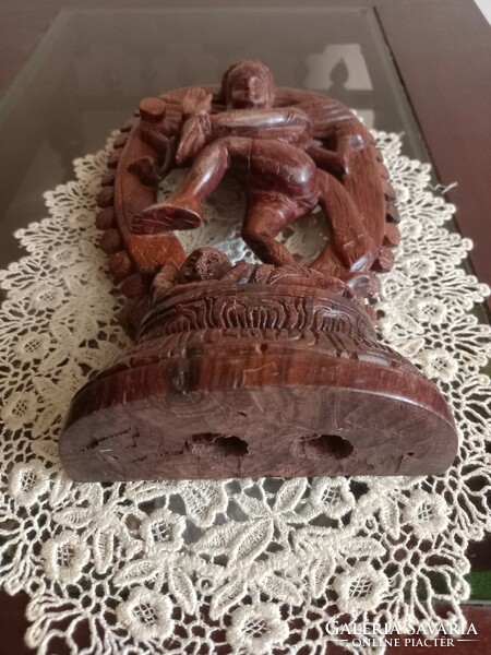 Siva wooden sculpture