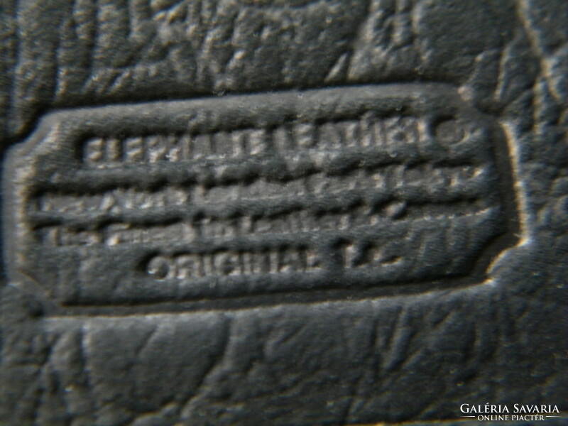 Elephant leather men's wallet, purse