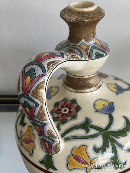 Ignatius Fischer gold brocade water jug