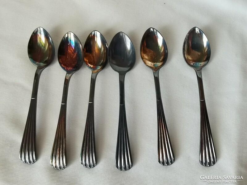 Old silver-plated Grasoli Solingen coffee spoons in very nice condition