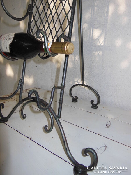 Stand - 142 x 46 cm - 8 !! - Bottled - wrought iron - exclusive - Austrian - flawless