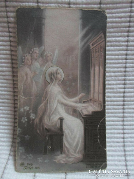 Régi szentkép: női szent 1. (1920–1940, Katolikus Egyház)