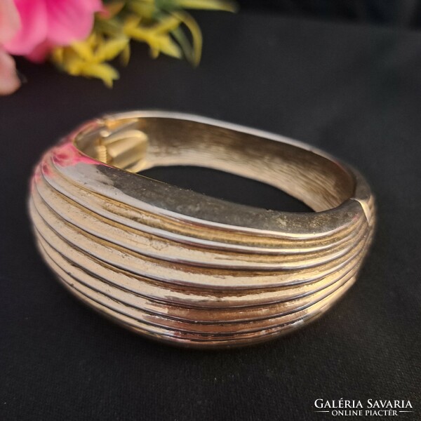 Gold-plated bracelet 3 cm