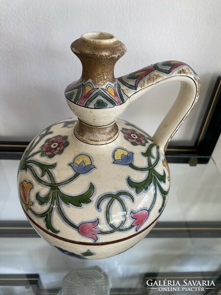 Ignatius Fischer gold brocade water jug