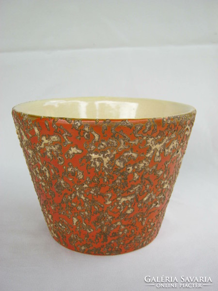 Tófej ceramic flower pot