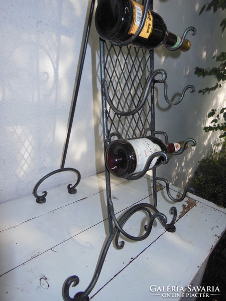 Stand - 142 x 46 cm - 8 !! - Bottled - wrought iron - exclusive - Austrian - flawless