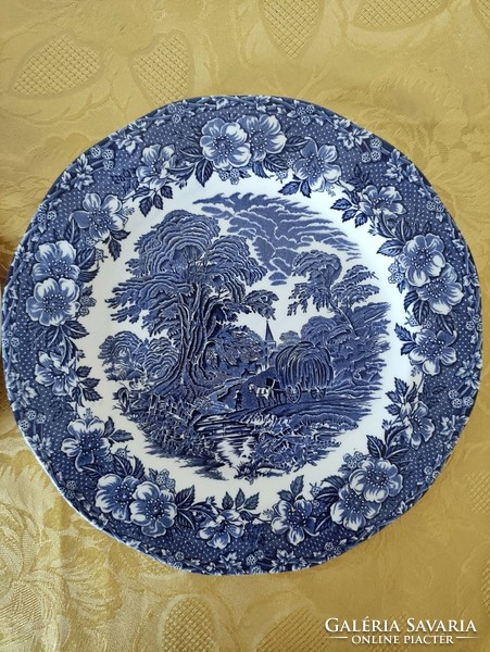 Wegdwood angol porcelánfajansz tányérok, matrica díszítéssel