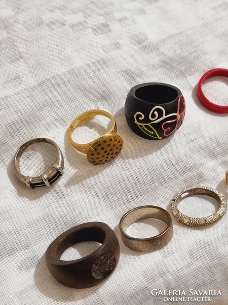 Old retro ring pack. 10 pcs.