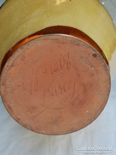 Szabó, karcag very large ceramic jug, 42 cm