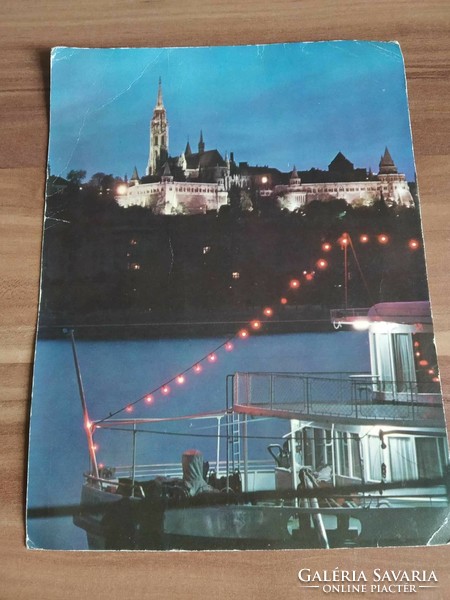 Budapest, Mátyás templom a Halászbástyával postatiszta,1970-es évekből, nagy méretű: 20 cm x 15 cm