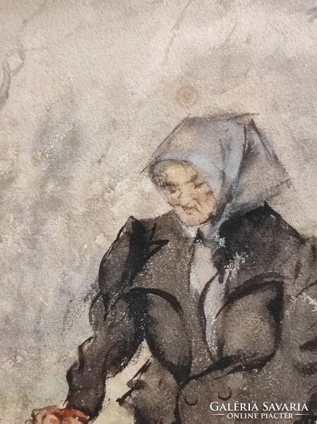 Neogrády's work entitled antal - old lady