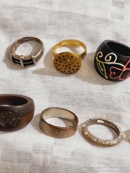 Old retro ring pack. 10 pcs.