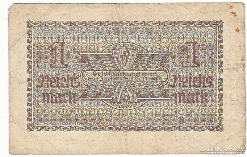 Germany 1 imperial mark 1940 wood