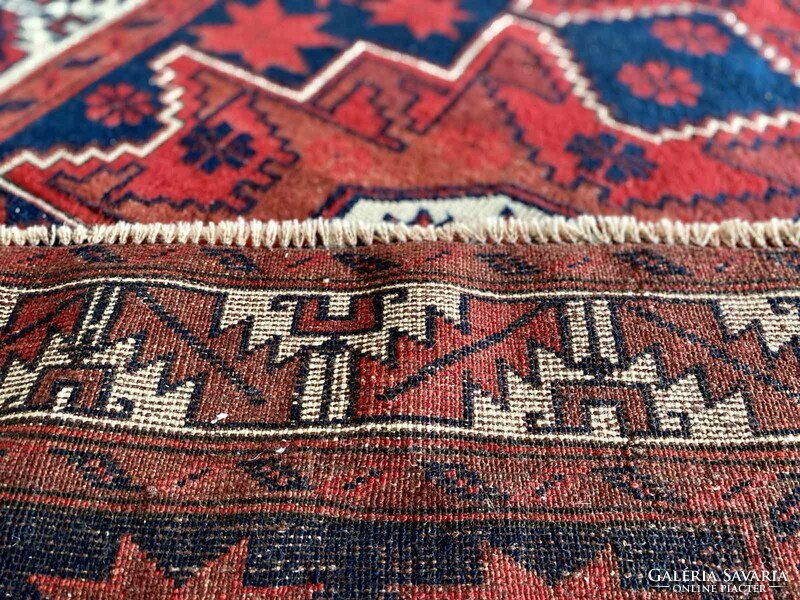 Turkish Caucasian patterned Persian carpet 195x113 cm