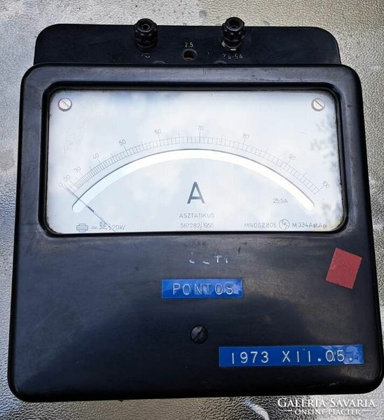 Ammeter with a vinyl case
