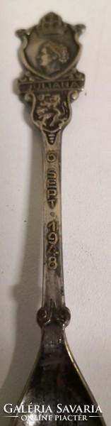 Dt/291 - Dutch Princess Juliana, silver-plated commemorative spoon