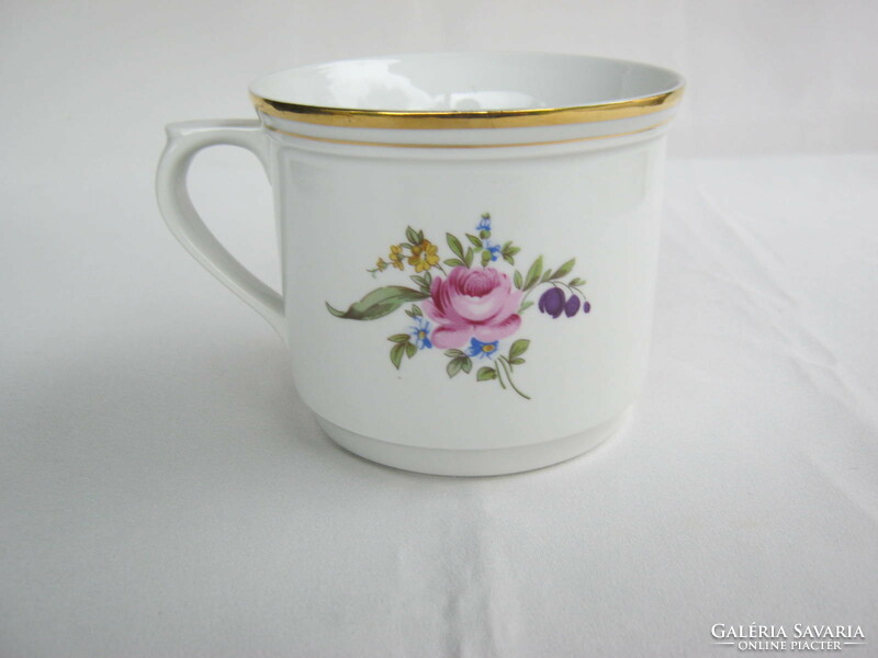 Czechoslovak thun porcelain floral porcelain large mug