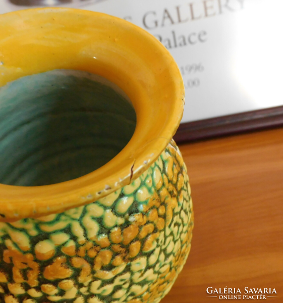 Bán Károly kerámia váza 12.5 cm