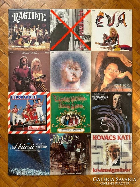 Retro record vinyl vinyl lp collection 21 pcs (1980-1988)