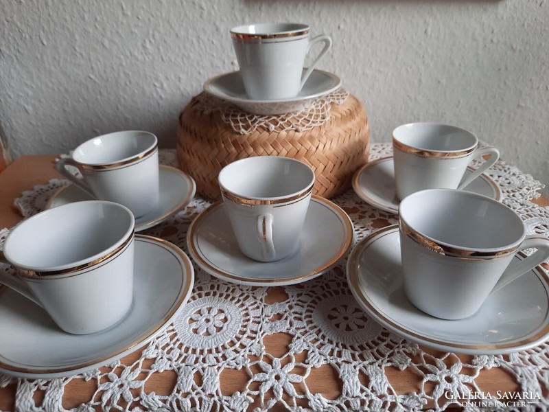 Alföldi coffee 6 cups and 6 saucers