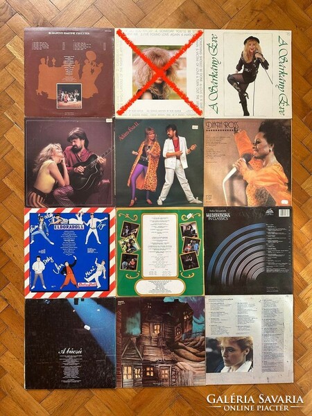 Retro record vinyl vinyl lp collection 21 pcs (1980-1988)