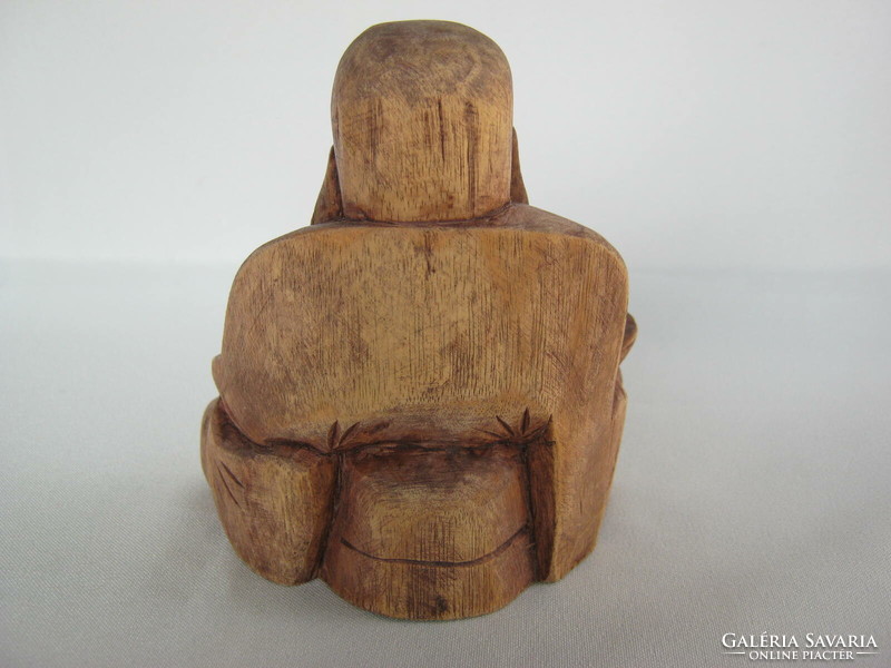 Wooden buddha statue wood carving