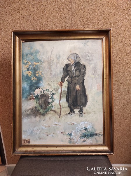 Neogrády's work entitled antal - old lady