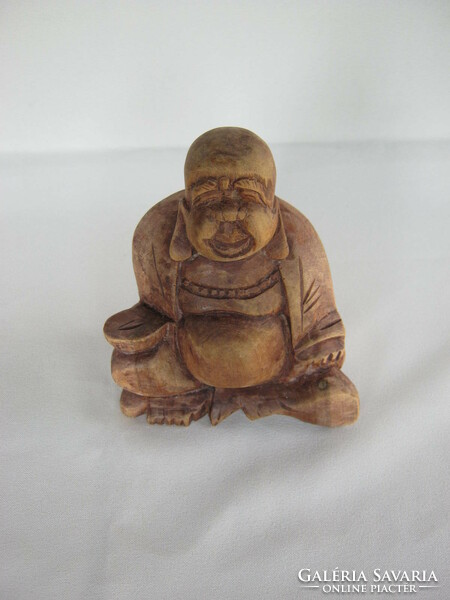 Wooden buddha statue wood carving