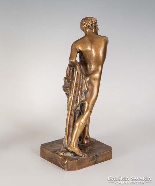 Caius Mucius Scaevola  bronz szobra -  Louis-Pierre Deseine francia szobrász műve után