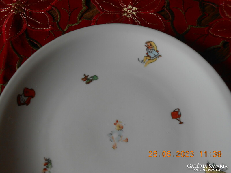 Children's plate with an Alföldi fairy tale pattern