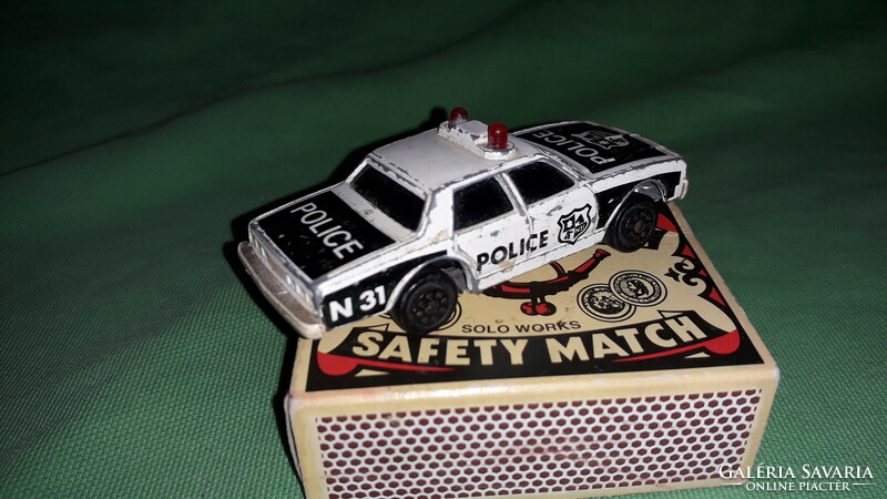 Retro MAJORETTE POLICE / SONIC FLASHERS - CHEVY IMPALA játék kisautó a képek szerinta képek szerint