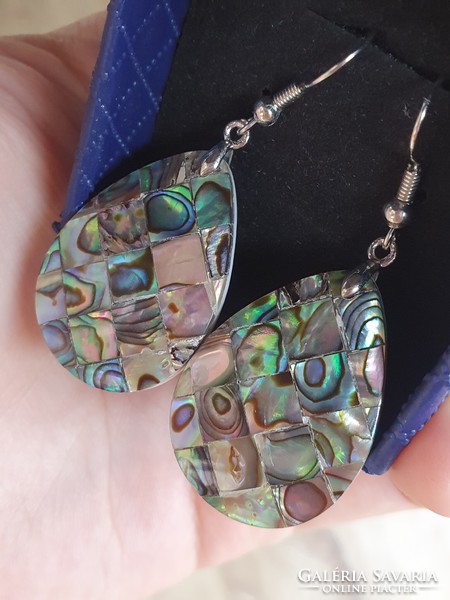 Amazingly beautiful abalone shell earrings