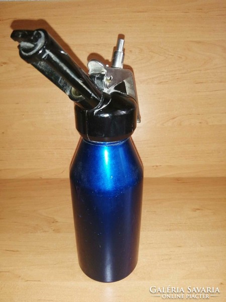 Retro kék habszifon 0,5 literes