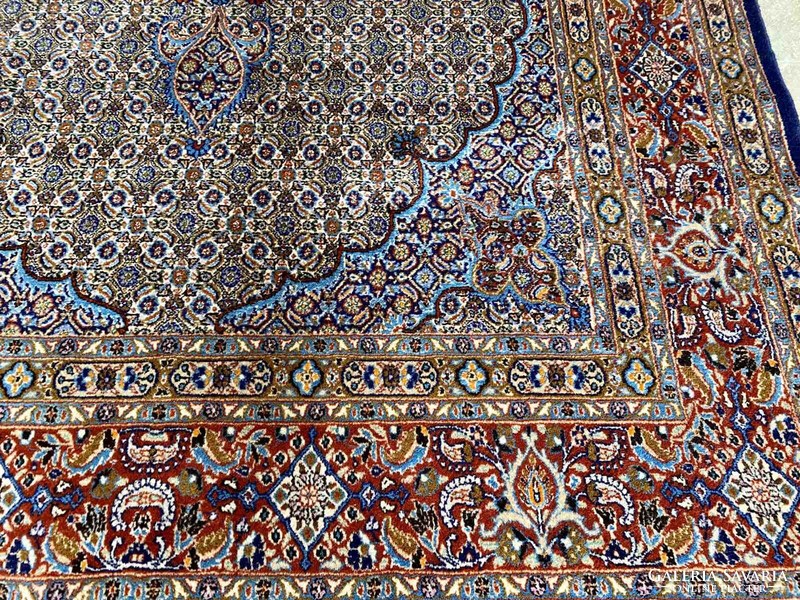 Iran Moud szőnyeg selyemmel 300x200 cm