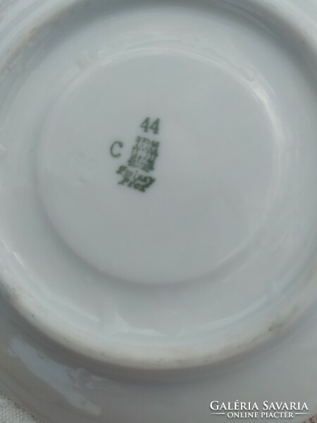 Zsolnay porcelain small plate, coffee set cup coaster for sale!