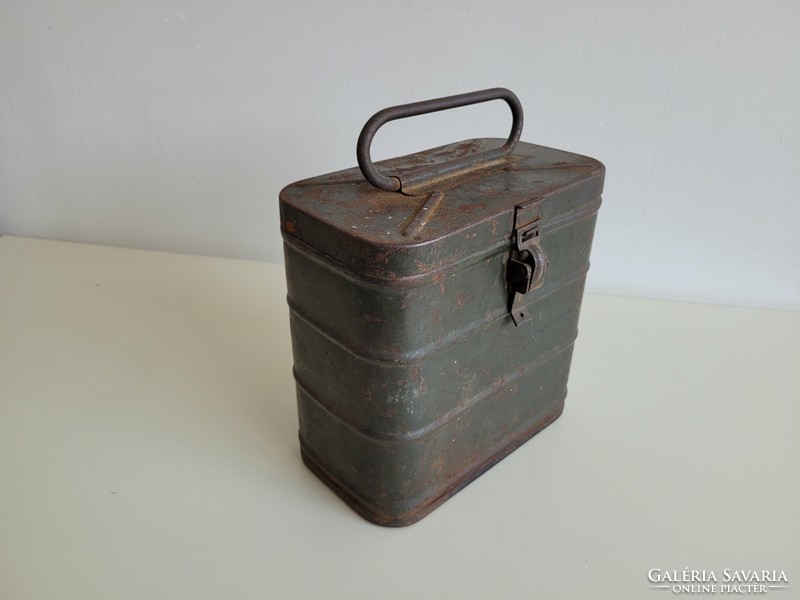 Old military ammunition chest metal box metal chest