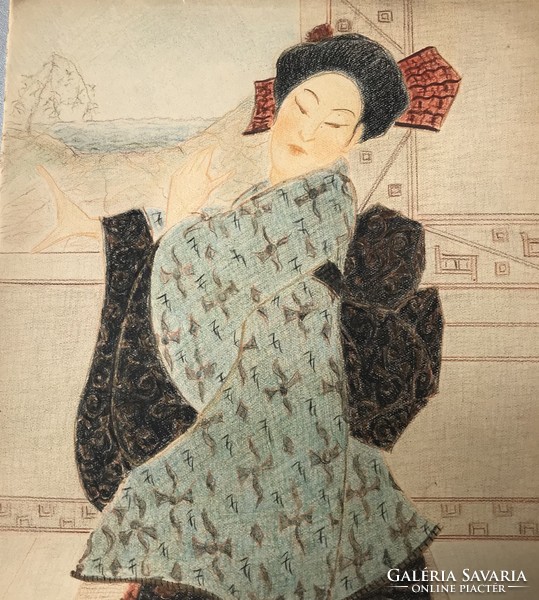 Japanese geisha image