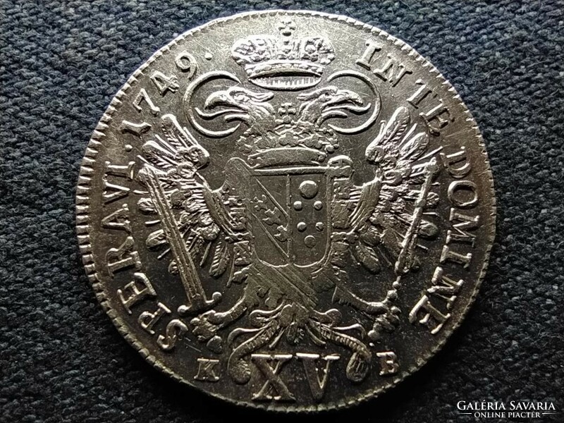 Német-Római Birodalom Franz I. császár (1745-1765) .563 ezüst 15 krajcár 1749 KB (id66133)